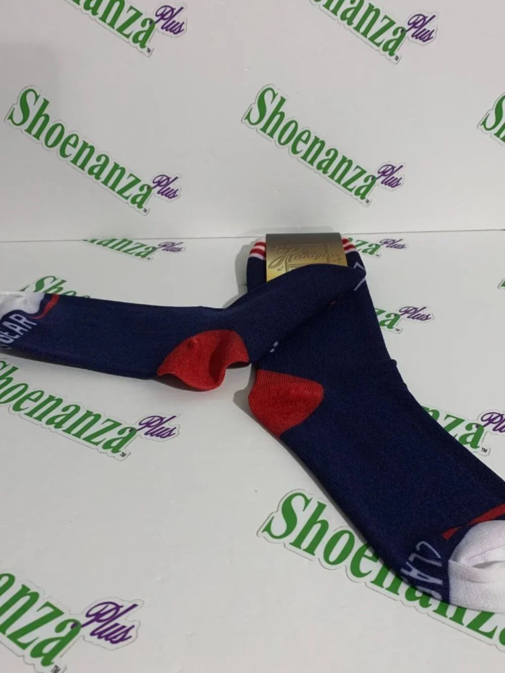 Headgear Classics Socks Aaliyah Crew Purple Red White Mens Size 5 - 8